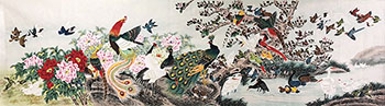 Chinese  Painting,100cm x 360cm,2735012-x