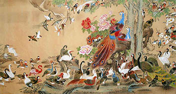 Chinese  Painting,96cm x 180cm,2735014-x