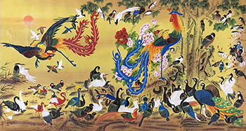 Chinese  Painting,129cm x 248cm,2735016-x