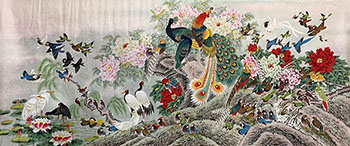 Chinese  Painting,95cm x 230cm,2735017-x