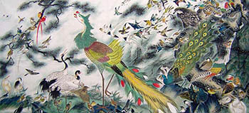 Chinese  Painting,96cm x 180cm,ysq21078010-x