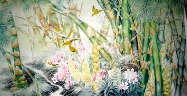 Bamboo,69cm x 138cm(27〃 x 54〃),2358012-z