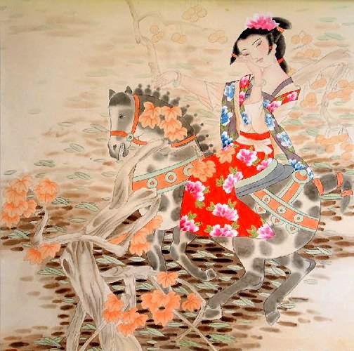 Beautiful Ladies,66cm x 66cm(26〃 x 26〃),3506005-z