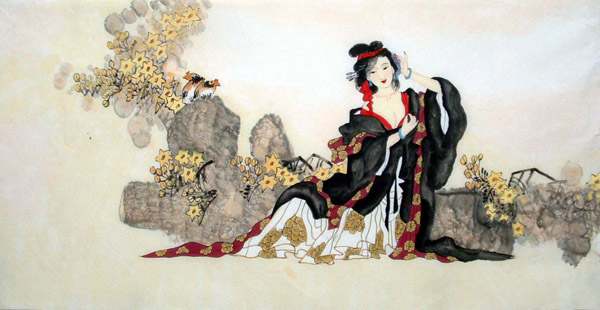 Beautiful Ladies,66cm x 136cm(26〃 x 53〃),3715007-z