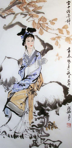 Beautiful Ladies,50cm x 100cm(19〃 x 39〃),3778009-z