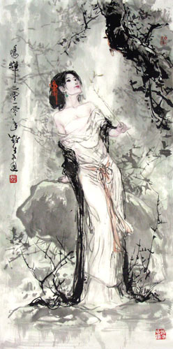 Beautiful Ladies,50cm x 100cm(19〃 x 39〃),3798005-z