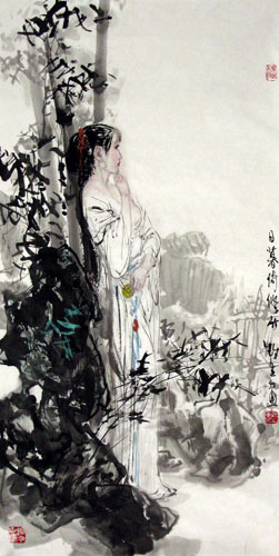 Beautiful Ladies,50cm x 100cm(19〃 x 39〃),3798006-z