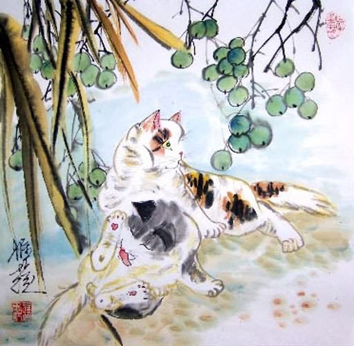 Cat,45cm x 45cm(18〃 x 18〃),4367025-z