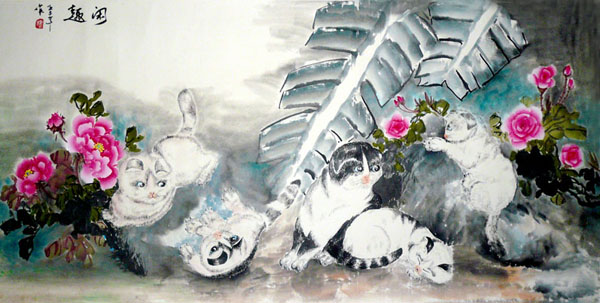 Cat,66cm x 136cm(26〃 x 53〃),4492002-z