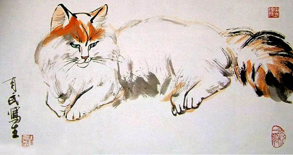 Cat,38cm x 76cm(15〃 x 30〃),4533005-z
