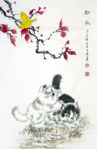 Cat,69cm x 46cm(27〃 x 18〃),4616011-z