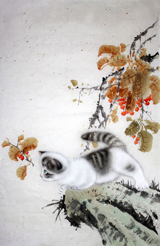 Cat,69cm x 46cm(27〃 x 18〃),4620018-z