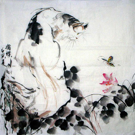 Cat,68cm x 68cm(27〃 x 27〃),4695077-z