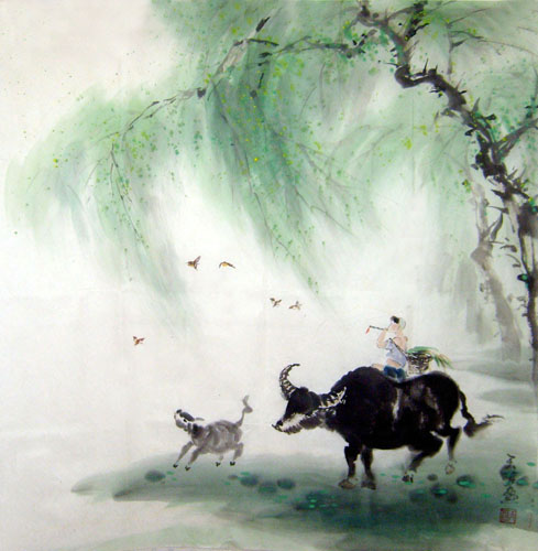 Cattle,69cm x 69cm(27〃 x 27〃),4046003-z