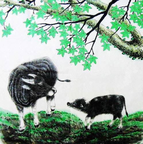 Cattle,69cm x 69cm(27〃 x 27〃),4449002-z