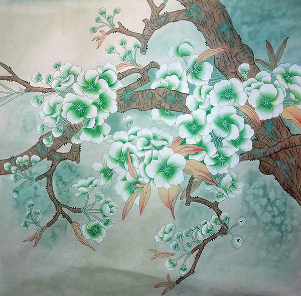 Cherry Blossom,65cm x 55cm(25〃 x 22〃),2401008-z