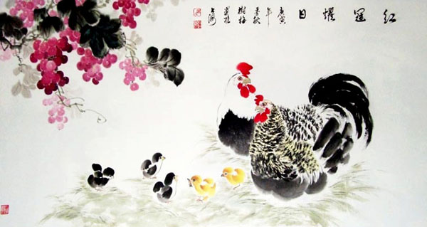 Chicken,90cm x 200cm(35〃 x 79〃),4473007-z