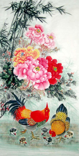 Chicken,69cm x 138cm(27〃 x 54〃),4482001-z