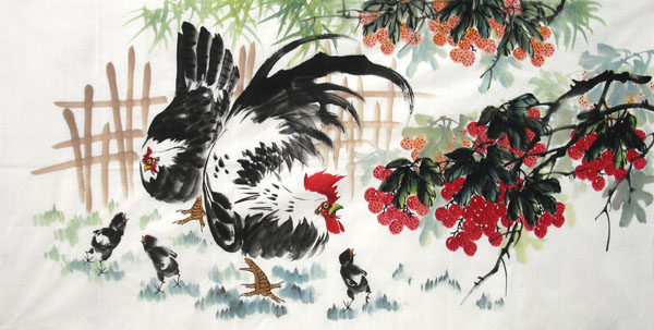 Chicken,69cm x 138cm(27〃 x 54〃),4483004-z