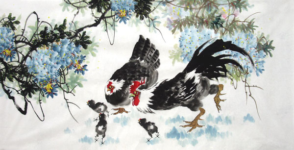 Chicken,69cm x 138cm(27〃 x 54〃),4483009-z