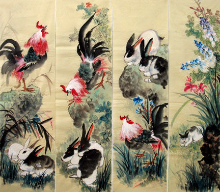 Chicken,34cm x 120cm(13〃 x 47〃),4581002-z