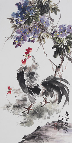 Chicken,50cm x 100cm(19〃 x 39〃),syx21172012-z