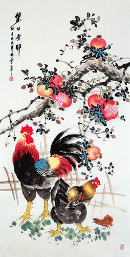 Chicken,85cm x 180cm(33〃 x 71〃),yx21193002-z