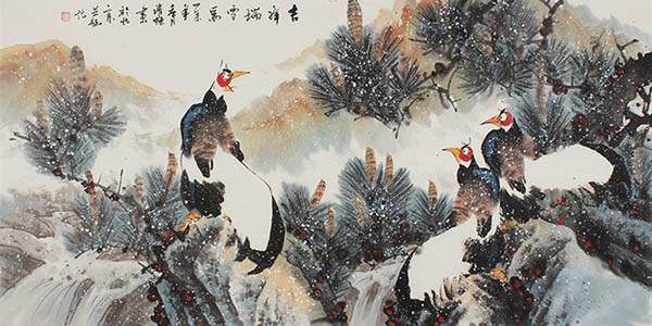 Chicken,69cm x 138cm(27〃 x 54〃),zqd21190009-z