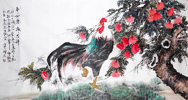 Chicken,97cm x 180cm(38〃 x 70〃),zy21191003-z