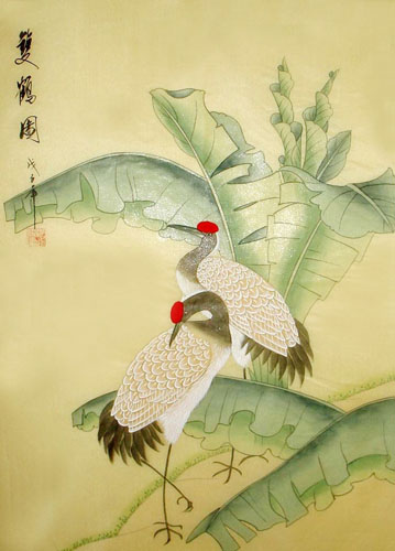 Crane,55cm x 40cm(22〃 x 16〃),2336105-z