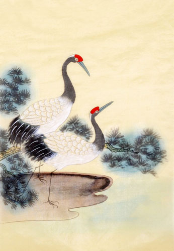 Crane,28cm x 35cm(11〃 x 14〃),2340071-z