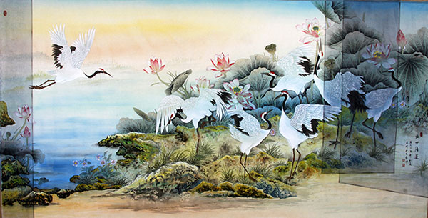 Crane,120cm x 240cm(47〃 x 94〃),2384016-z