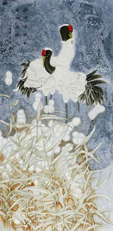 Chinese Crane Painting,66cm x 130cm,2547033-x