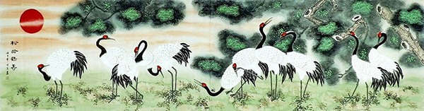 Crane,360cm x 90cm(141〃 x 35〃),2547045-z