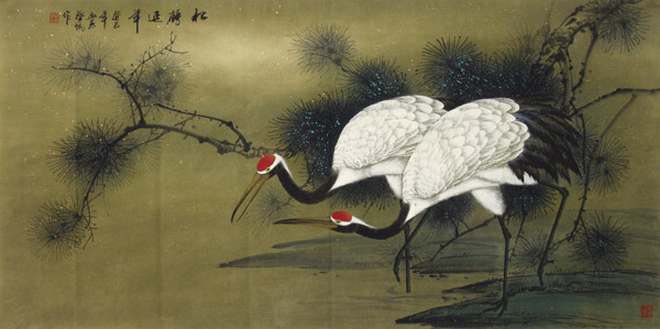 Crane,66cm x 130cm(26〃 x 51〃),2581005-z