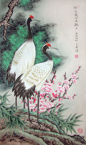 Crane,48cm x 96cm(19〃 x 38〃),2617038-z