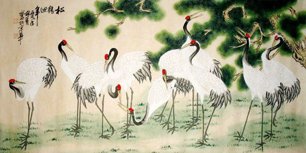 Crane,66cm x 130cm(26〃 x 51〃),2622012-z