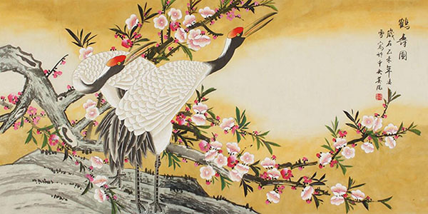 Crane,65cm x 134cm(25〃 x 53〃),2702052-z