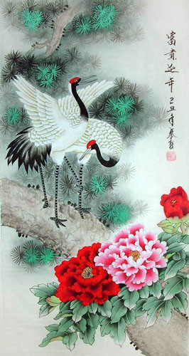 Crane,55cm x 95cm(22〃 x 37〃),2703044-z