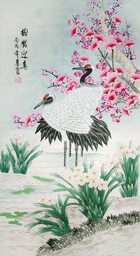 Crane,48cm x 96cm(19〃 x 38〃),2703052-z