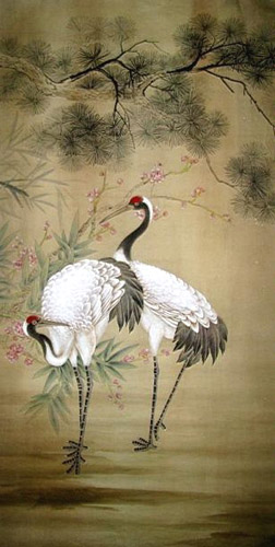 Crane,50cm x 100cm(19〃 x 39〃),4358004-z