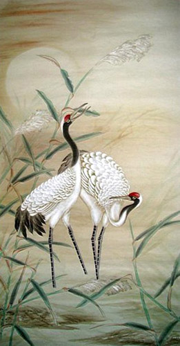 Crane,50cm x 100cm(19〃 x 39〃),4358006-z