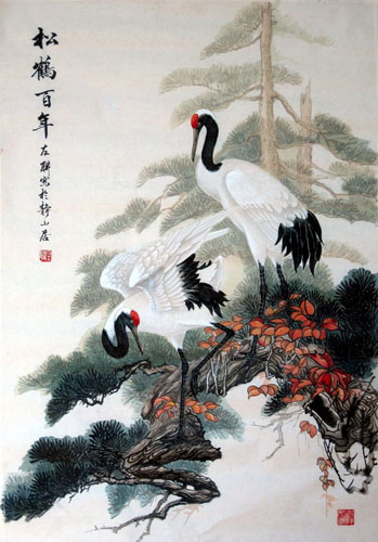 Crane,60cm x 85cm(23〃 x 33〃),4700002-z