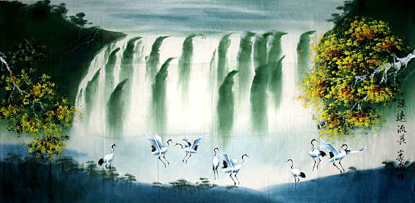 Crane,66cm x 136cm(26〃 x 53〃),4701001-z