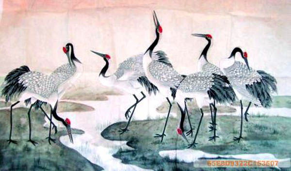 Crane,70cm x 120cm(27〃 x 47〃),4703006-z