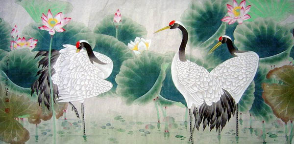 Crane,66cm x 136cm(26〃 x 53〃),4704002-z