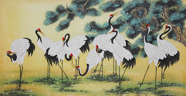 Crane,70cm x 130cm(27〃 x 51〃),4734077-z