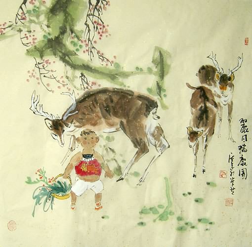 Deer,66cm x 66cm(26〃 x 26〃),4457003-z