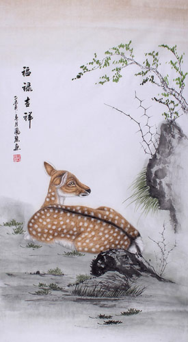 Deer,69cm x 138cm(27〃 x 54〃),gfl41198001-z