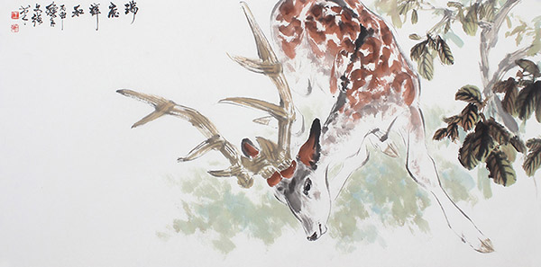 Deer,69cm x 69cm(27〃 x 27〃),wwq41204002-z